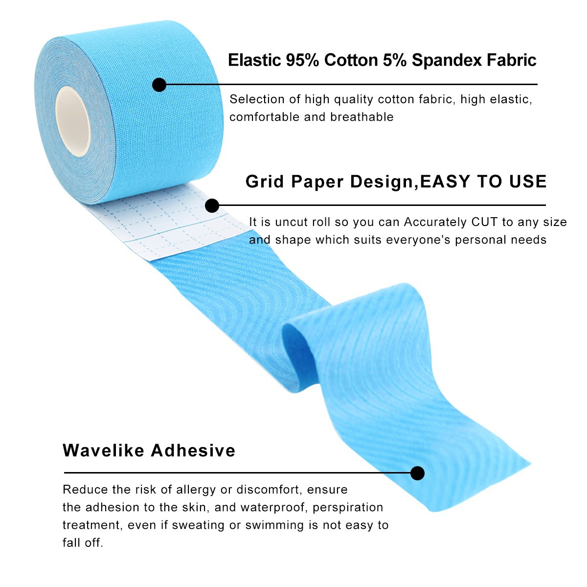 Calf muscle tape